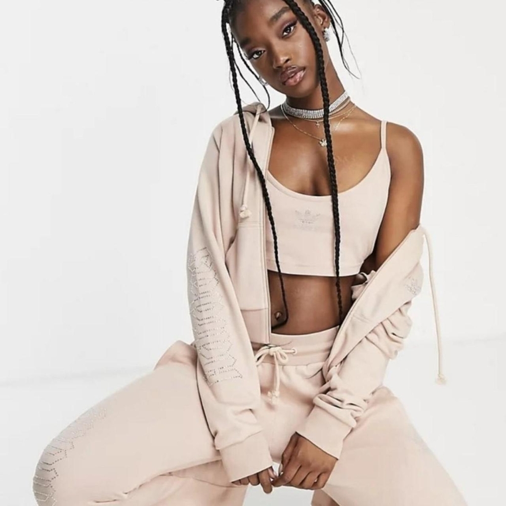 Y2K Adidas 2000 Luxe Cropped Track Jacket
